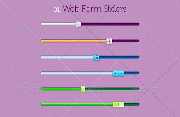 Web Form Sliders