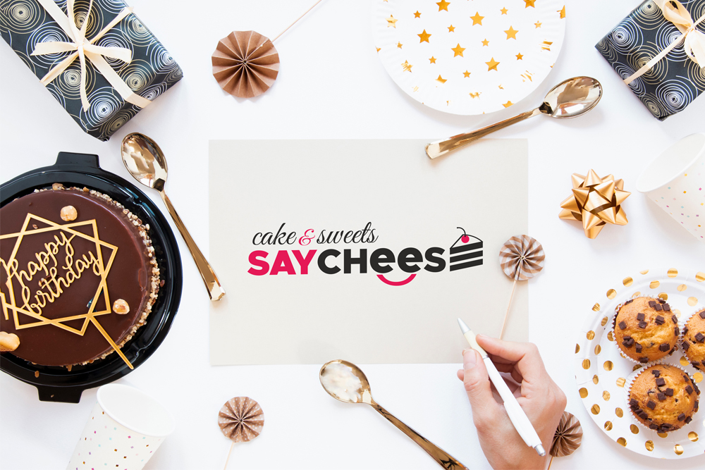 SayCheese logo design by Victor Sosea